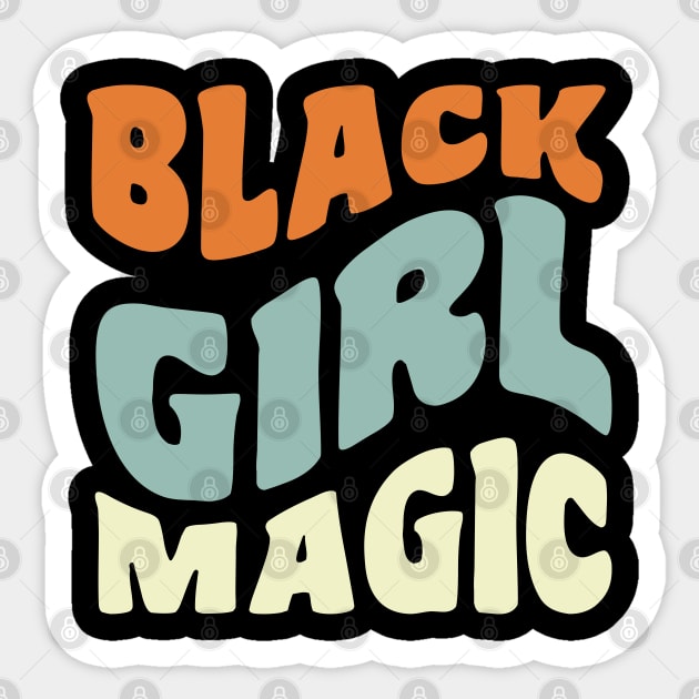 Black girl magic Sticker by UrbanLifeApparel